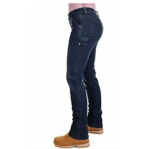Classic Women's Straight Leg Jeans - Deep Blue